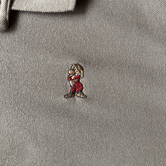 Disney Parks Men's Gray Grumpy Polo Size Large - Picture 3 of 7